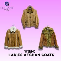 Y2K Ladies Afghan Coats - EV1457