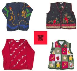 SUÉTER DE PATRÓN ANTIGUO DE COTTAGE CORE PARA MUJE..