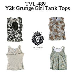 Y2K Grunge Girl Vibe Tank Tops (TVL-489)