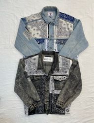 Upcycle Denim Bandana Jacke (DV -04)