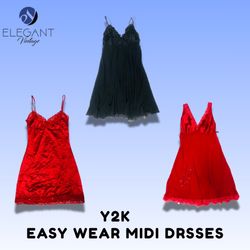 Y2K Easy Wear Midi Dresses - EV1483