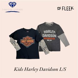 Kids Harley Davidson Long Sleeve (Dv -04-69)