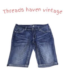 TH004 Women’s Sexy Denim Shorts – High Rise Slim F..