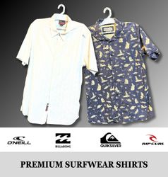 Premium Surfwear Button Up Shirts