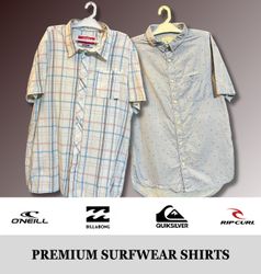 Surfwear Half Sleeve Button Up shirts (QuikSilver,..