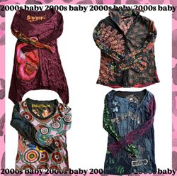 Living in a desigual world:y2k tops-110