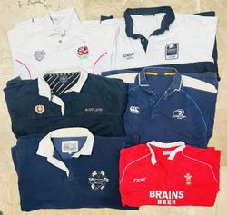 Mix vintage club rugby shirts bundle 95