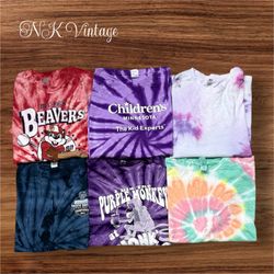 Tie and dye T-shirts
