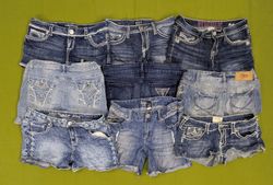 💥 RV2905 Y2K Denim Mini Shorts