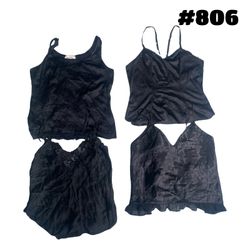 Black theme Old Camisole