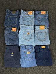 Branded Jeans (Carhartt, Levi’s, Lee, Wrangler) - ..