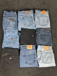 Branded Jeans (Carhartt, Dickies, Levi’s, Lee, Wra..