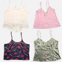 SA491 Y2K Cami tops con encaje