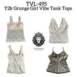 Y2K Grunge Girl Tank Tops (TVL-495)