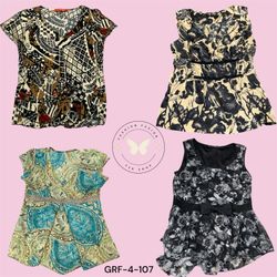 Printed Poly Blouse – Lightweight Everyday Eleganc..