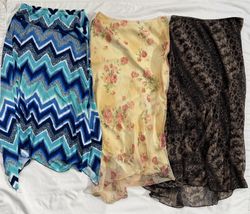 Vintage Y2K Poly Skirts (063)
