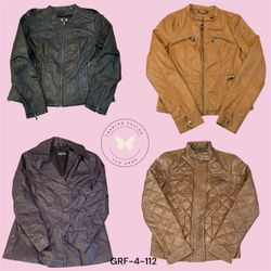 Premium Leather Jacket Bundle – 100  person real B..