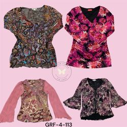 Pink Printed Poly Blouse – Soft Feminine Everyday ..