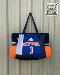 Upcycled Sports Jersey Yoga Bag