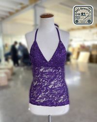 Upcycled y2k Halter Top