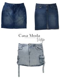 110426-5 Denim mini skirts 7Pcs