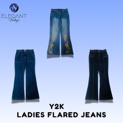 Y2K Ladies Flared Jeans - EV1514