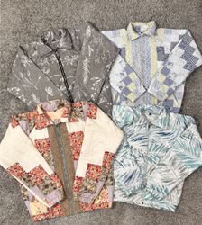 Upcycled Quilted Collar Jacket