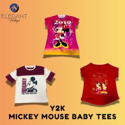 Y2K Micky Mouse Baby Tees - EV1533