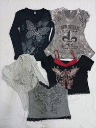 CR7455 Y2K Baby Tees