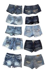 Y2K Denim Sexy short 10 pcs At 751