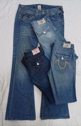 CR7467 True Religion Flare & Straight Jeans