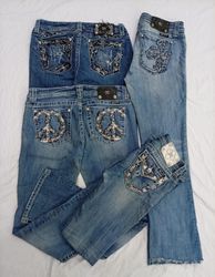 CR7469 Miss Me Flare & Straight Jeans