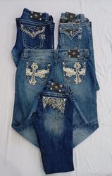 CR7470 Miss Me Flare & Straight Jeans