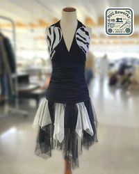 Robe halter tutu y2k recyclée