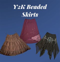 Y2K Beaded Skirts - (13/04)