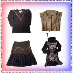 Cabincore Coded Fits - tops, dresses and skirts (S..