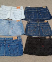 Jupes micro mini Levi's upcyclées HD1443 pour femm..