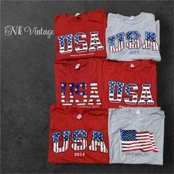 Camisetas com a bandeira dos EUA 🇺🇸