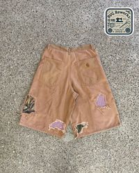 Upcycled Distressed Carhartt Shorts