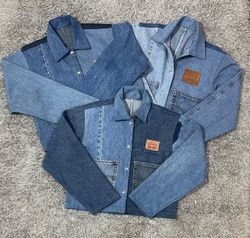 Upcycled Levi's Denim Pocket Jackets