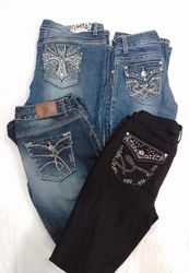 CR7494 Y2K Flare Jeans