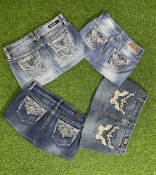 Y2K Embellished Skirts