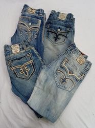 CR7499 Vintage Rock Revival Men’s Jeans