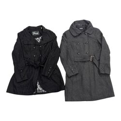 Y2K Wool Tranch Coat