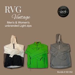 men’s & women’s  unbranded Light zips