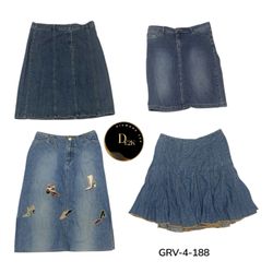 Y2K Denim Skirt – Effortless Retro Casual Outfit P..