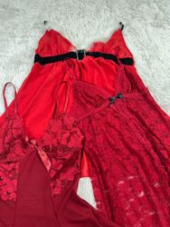 Red cami tops