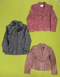 💥 RV2964 Leather Blazer Jackets