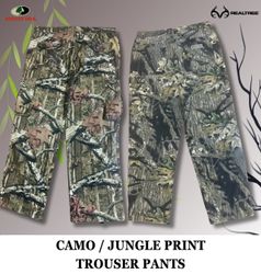Camo / Jungle Print Trouser Pants