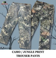 Premium Trouser Pants (Camo / Jungle Print)